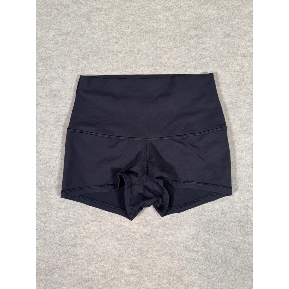 Lululemon Shorts Womens Small Black Compression 2.5 In Inseam Yoga Athletic Gym